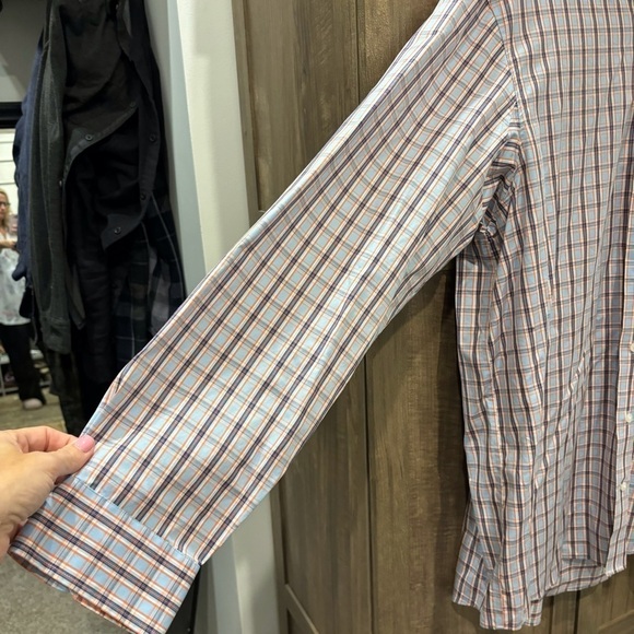 Duluth Trading Wrinkle Fighter Men's Button Down Shirt 2XLT Plaid - Picture 6 of 9